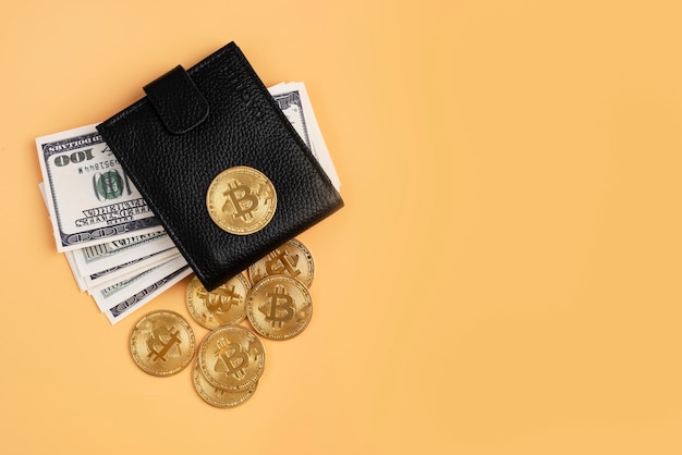 Gratis foto stilleven arrangement met cryptocurrency