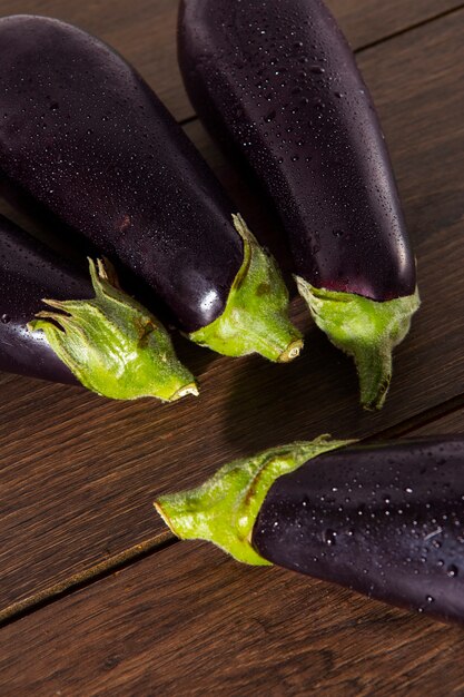 Stilleven met heerlijke aubergine