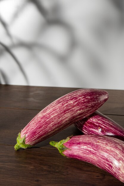 Stilleven met heerlijke aubergine