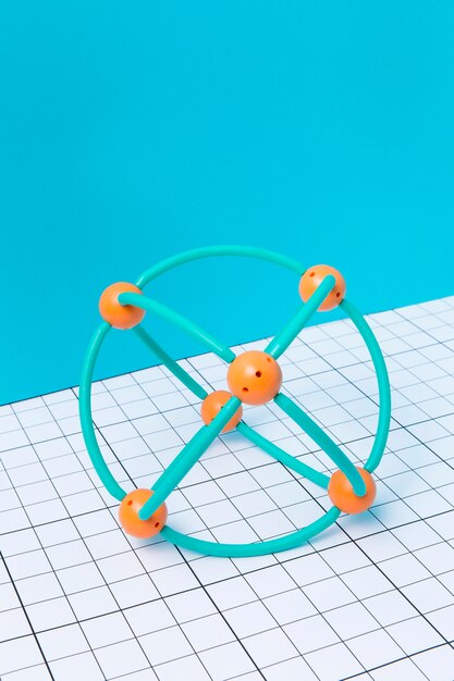 Stilleven met scheikundig element arrangement