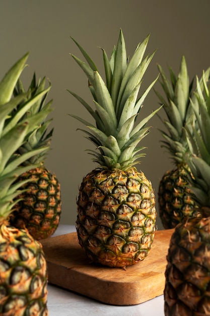 Stilleven van heerlijke ananas