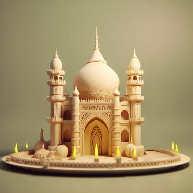 Stilleven van het islamitische kerkgebouw