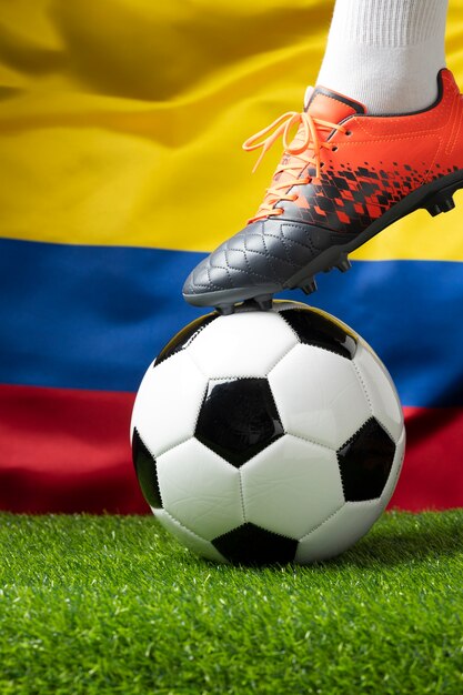 Stilleven van het nationale voetbalteam van Colombia