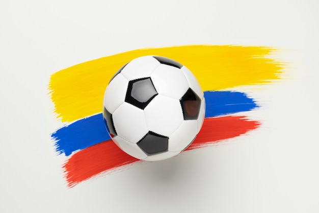 Stilleven van het nationale voetbalteam van Colombia