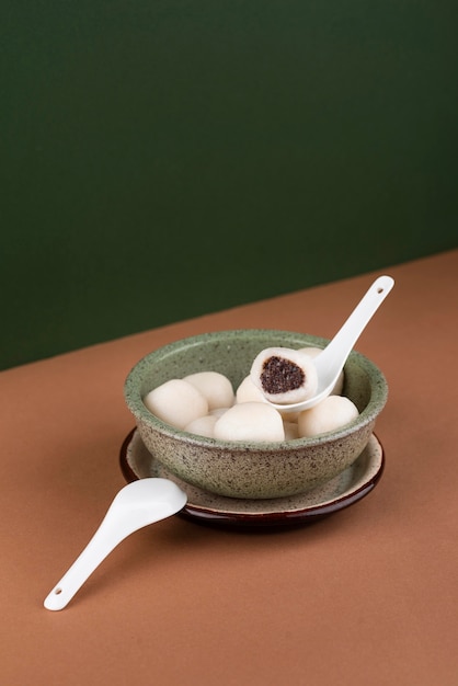 Stilleven zoete tang yuan samenstelling