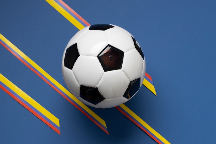 Gratis Foto stilllife van het colombiaanse nationale voetbalteam