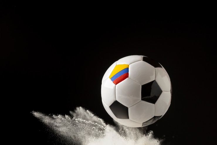 Gratis Foto stilllife van het colombiaanse nationale voetbalteam