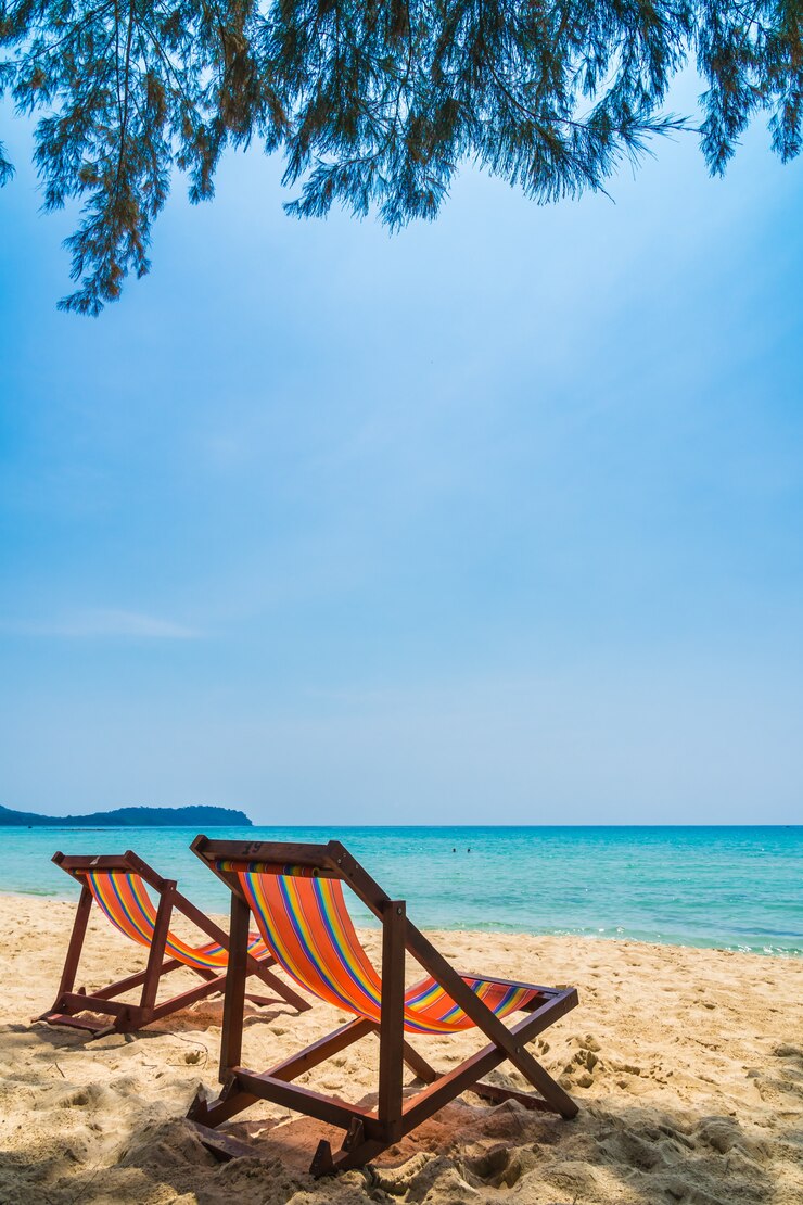 Gratis Foto stoel op het strand