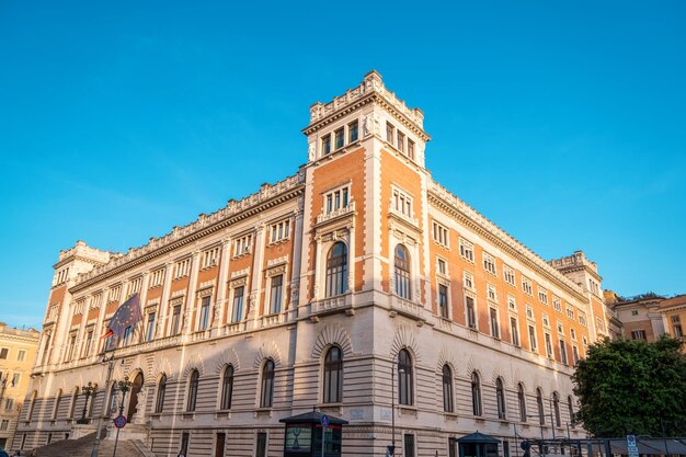 Straatbeeld van het centrum van Rome Italië