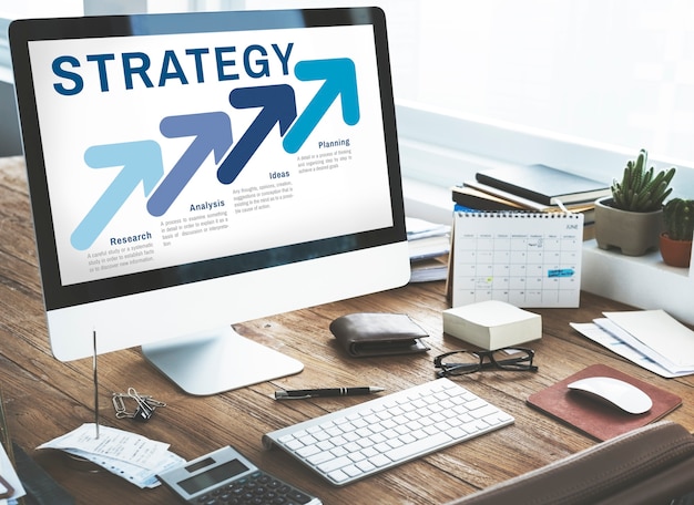 Strategie Business Planning Analyse Concept