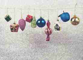 Gratis foto string met kerstmisdecoratie