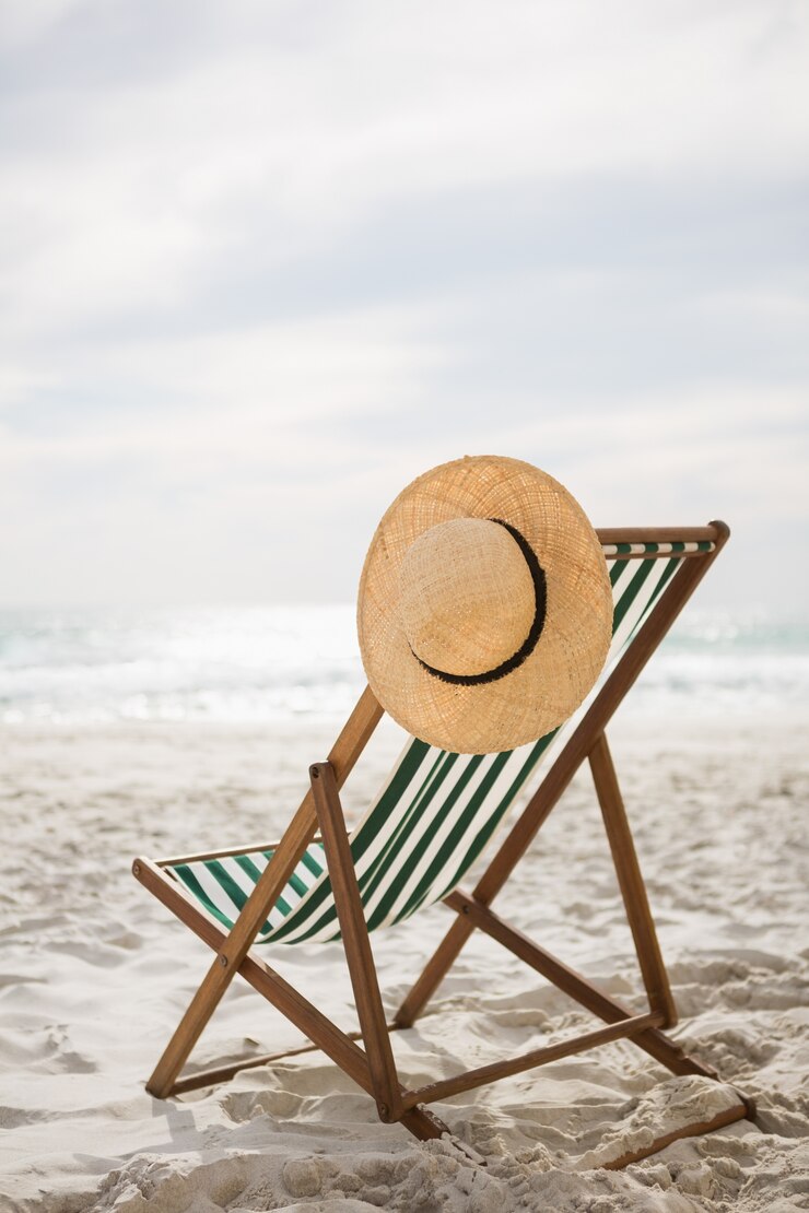 Gratis Foto strohoed bleef leeg strand stoel