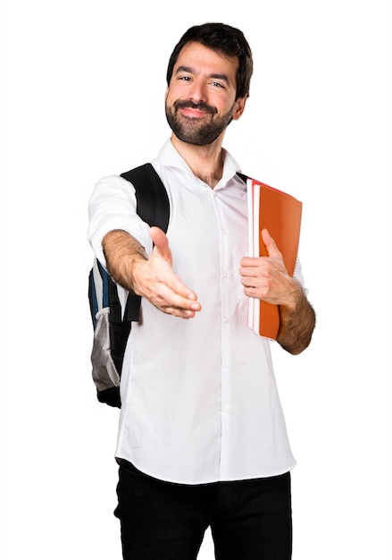 Student man een overeenkomst maken