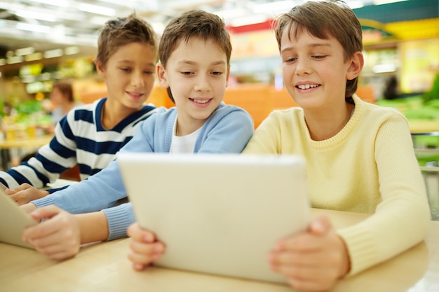 Studenten gebruik van computers in hun vrije tijd