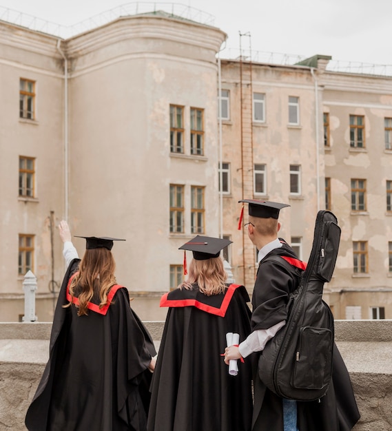 Studenten studeerden af
