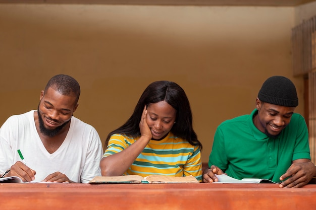 Studiegroep van Afrikaanse mensen