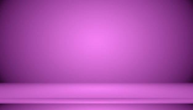 Studio Achtergrond Concept - Donkere Gradient paarse studio kamer achtergrond voor product.