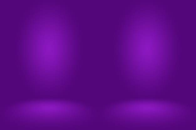 Studio achtergrond concept - donkere gradient paarse studio kamer achtergrond voor product.