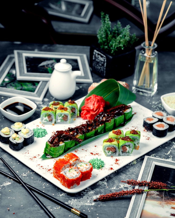 Gratis Foto sushi op de tafel