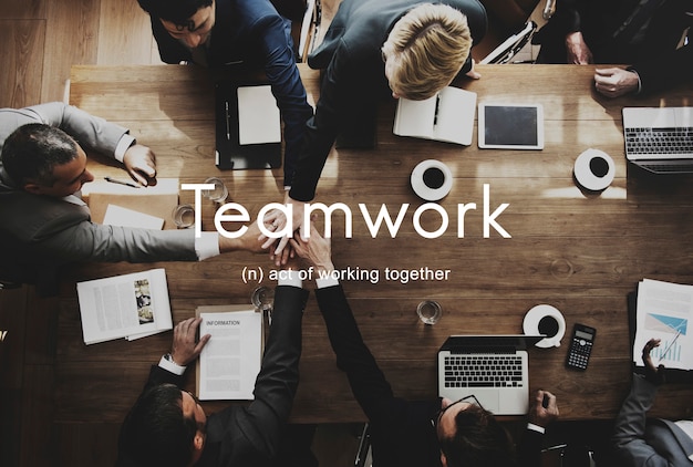 Teamwerk Alliantie Samenwerking Bedrijf Team Concept