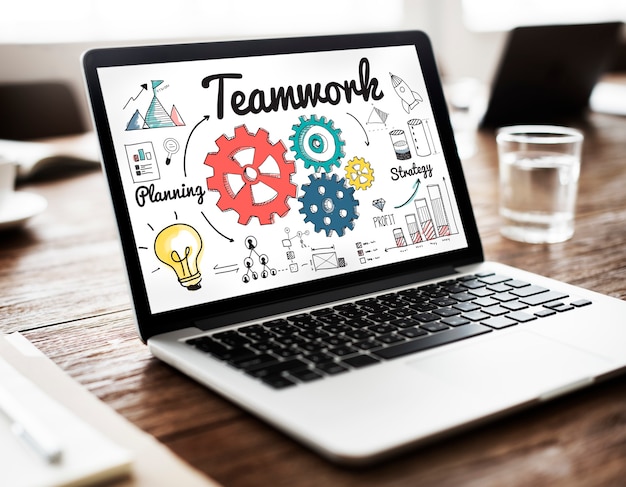 Teamwerk Team Samenwerking Verbinding Saamhorigheid Eenheid Concept
