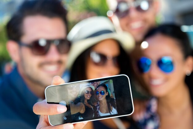 technologie glimlach lachen geluk tiener