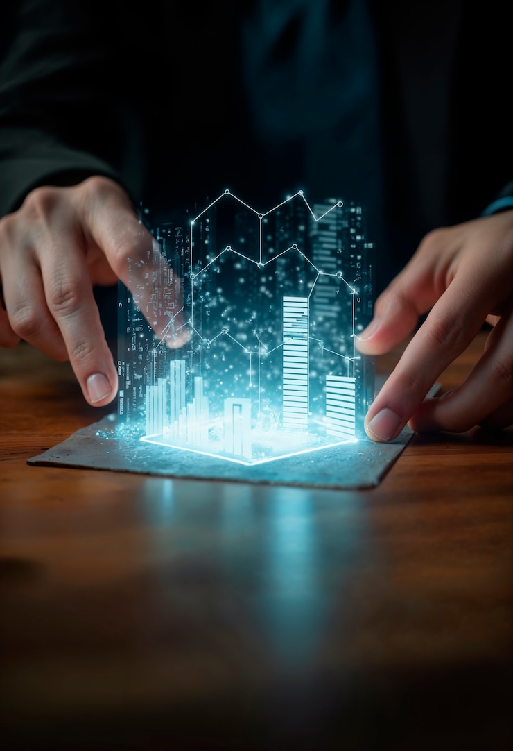 Gratis Foto technologieconcept met futuristisch element