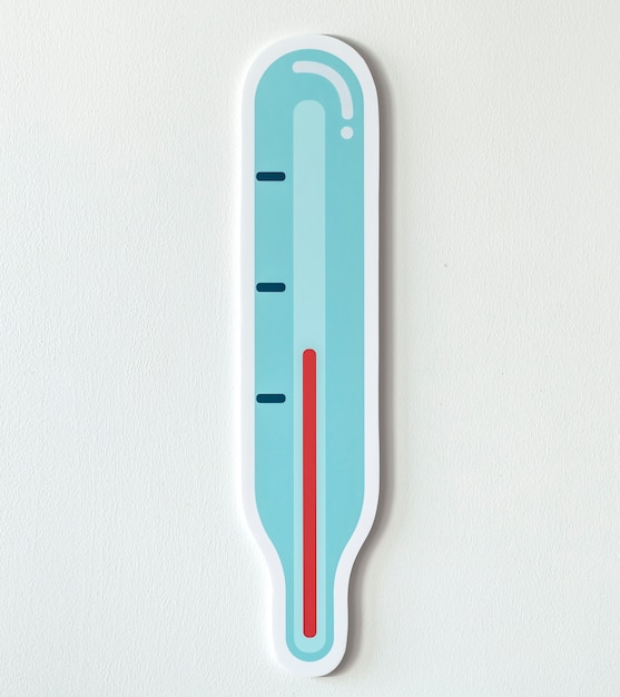 Gratis foto temperatuurmeter thermometer pictogram