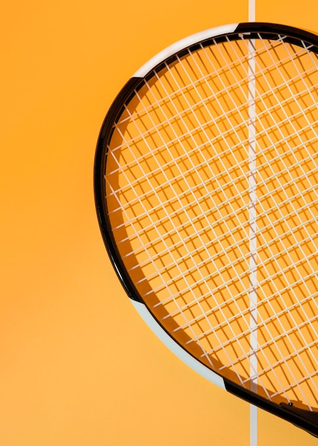 Tennisracket minimaal stilleven