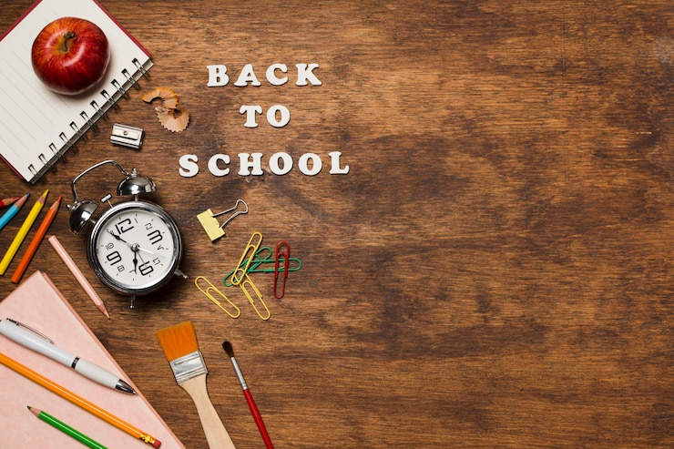 Gratis Foto terug naar school benodigdheden kopieerruimte