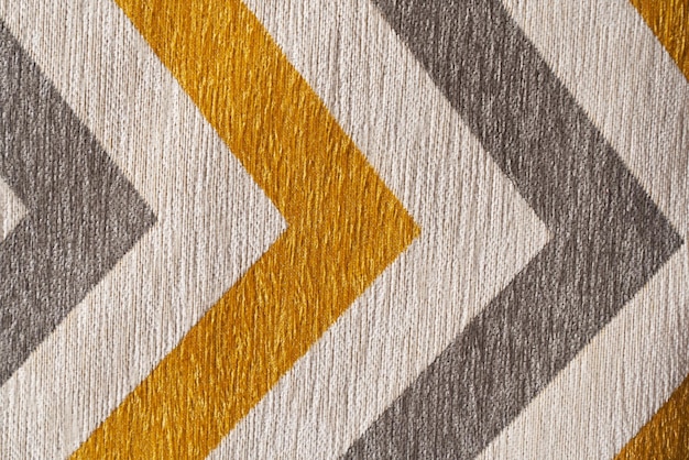 Textielstoftextuur met verticale geometrische patroondrukachtergrond