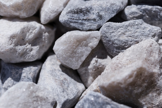 Textuur van dichte omhooggaande stenen