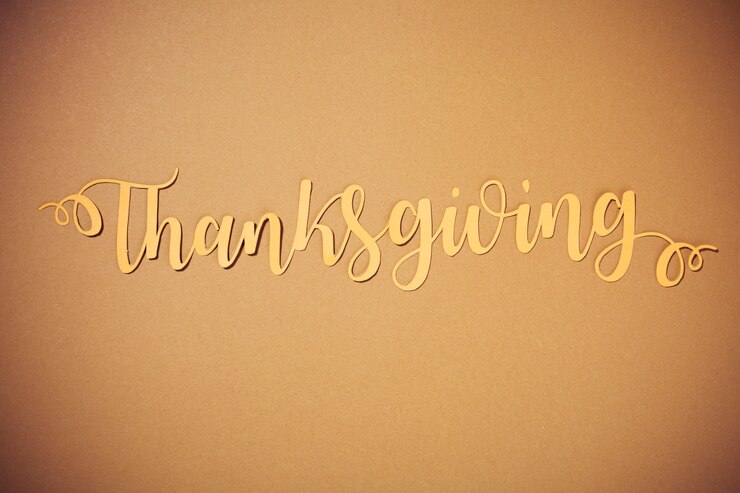 Gratis Foto thanksgiving van papier belettering