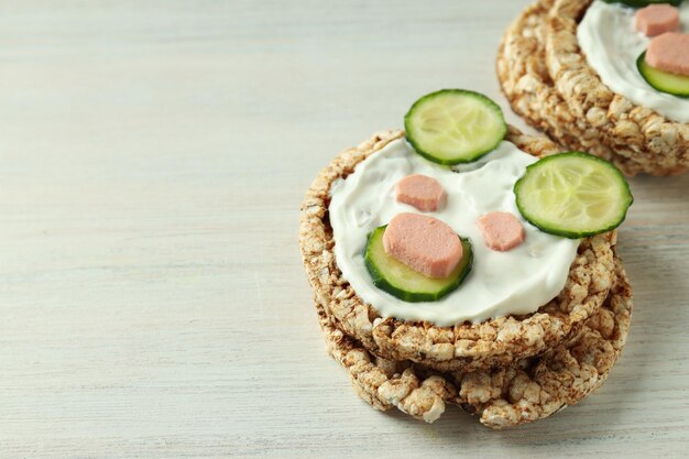 Toast met knäckebröd toast voor kind voor school