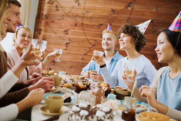 Toast voor verjaardag