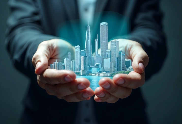 Gratis Foto toekomstige visioenen bedrijfs- en technologieconcept