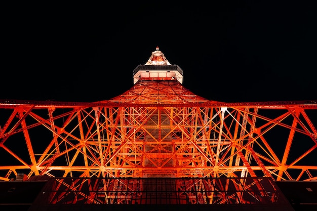 Tokyo Tower bij nacht