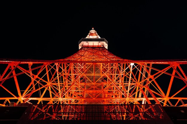 Tokyo Tower bij nacht