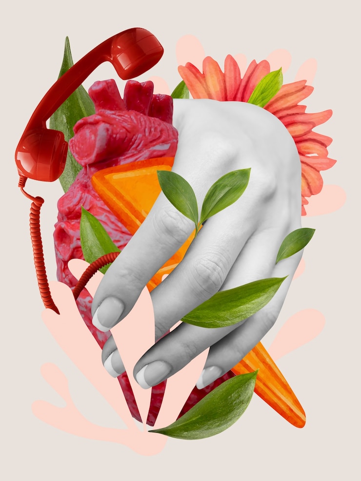 Gratis Foto touch sense en telefoon collage