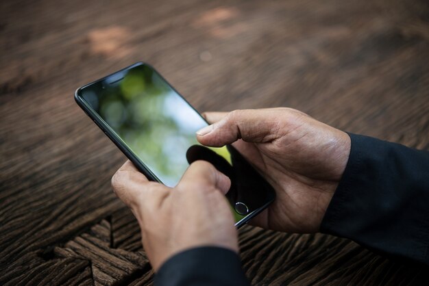 Touch technologie bedrijf met behulp van achtergrond