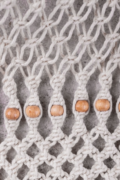 Gratis foto traditioneel macramé assortiment binnen