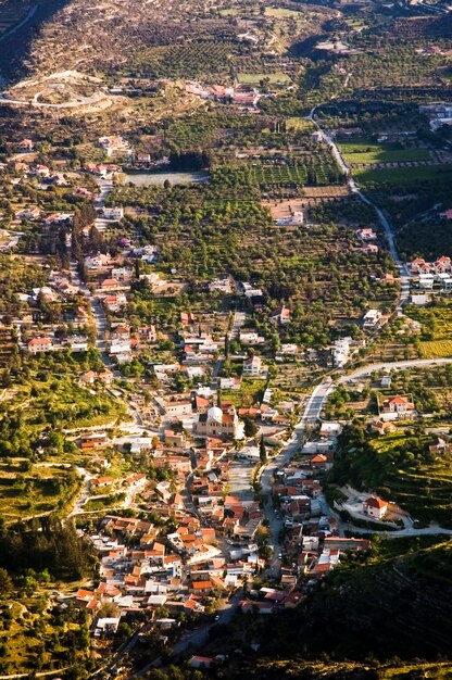 Traditioneel mediterraan bergdorp