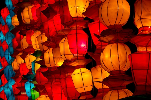 Gratis foto traditionele chinese nieuwjaar lantern