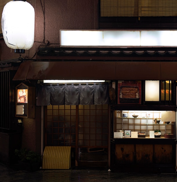 Gratis foto traditionele japanse food court
