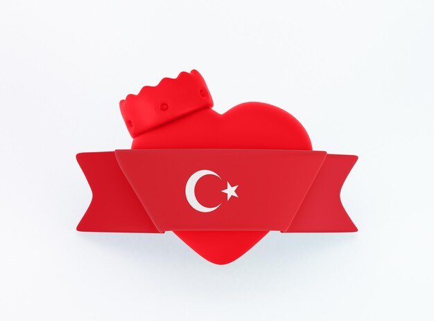 Turkije Hart Banner