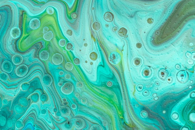 Gratis foto turquoise kleuren van verf achtergrond