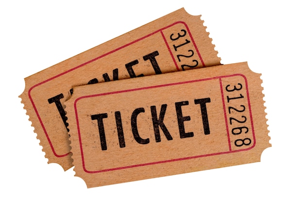 Twee retro tickets