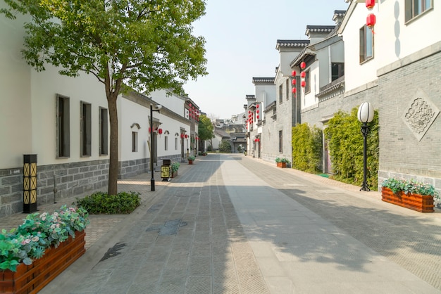 typische dorpsstraat