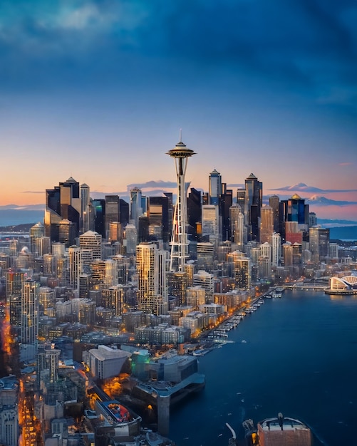 Typografische optische illusies Seattle