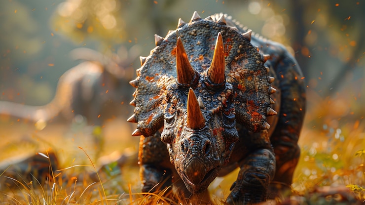 Gratis Foto uitgestorven triceratops-dinosaurus